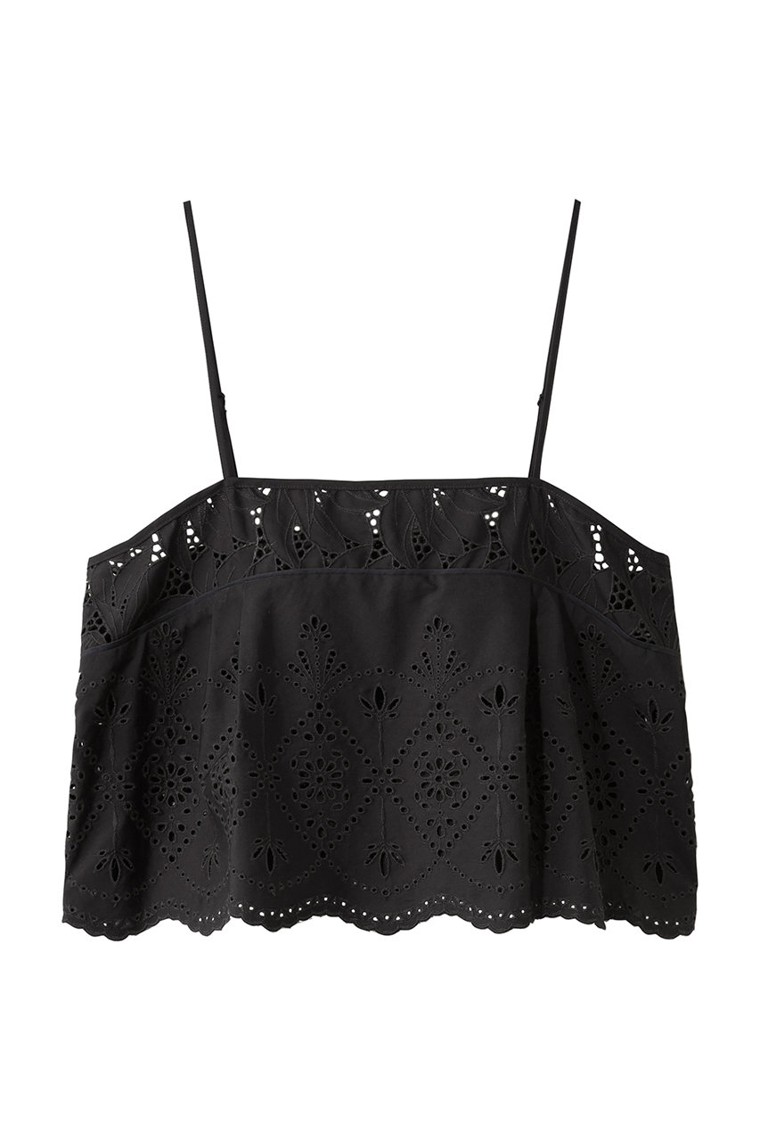 ティッカ/TICCAのレースキャミソール(チャコールグレー/0261401131)