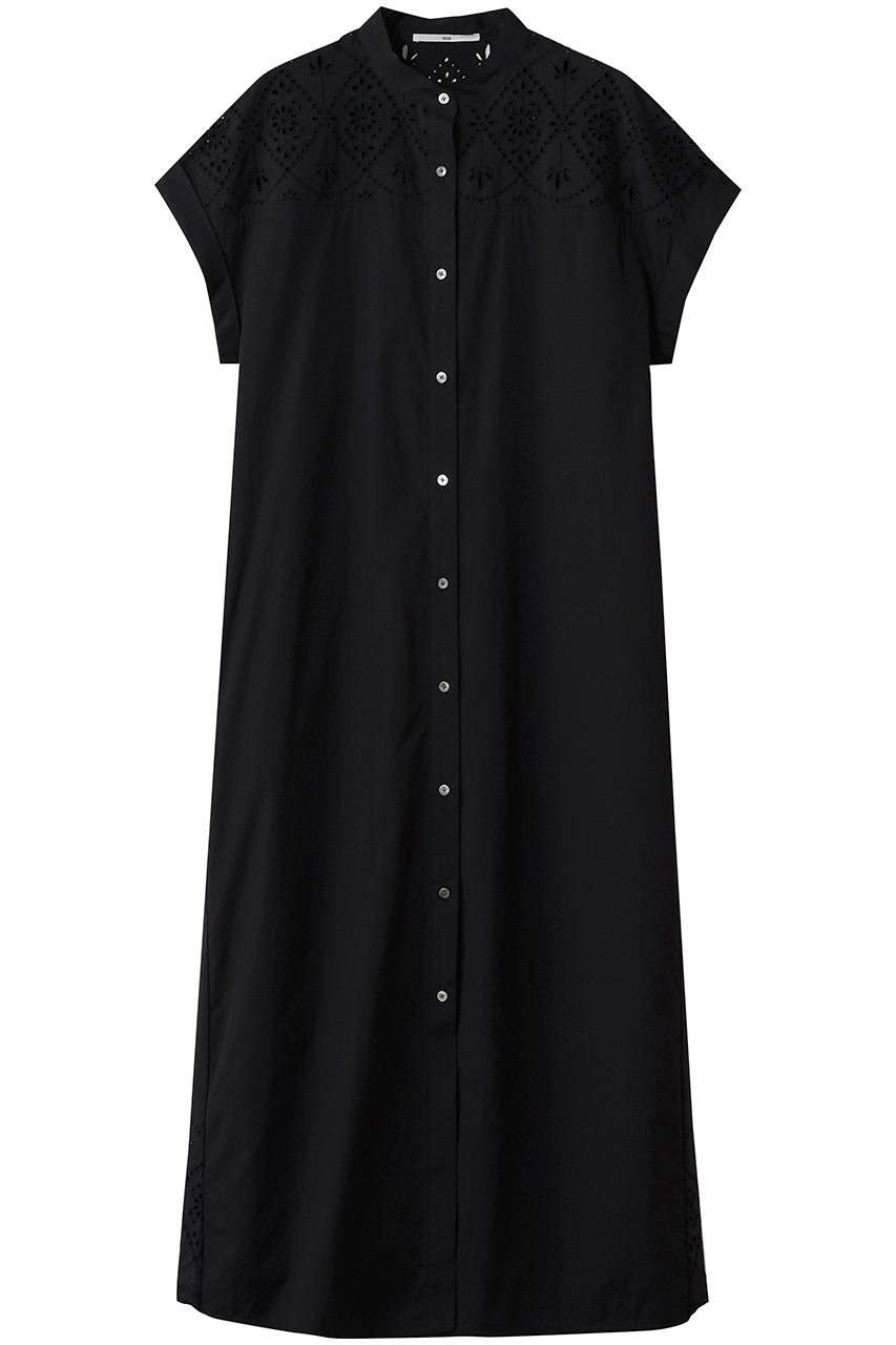 ティッカ/TICCAのレースフレンチワンピース(ブラック/0261407123)