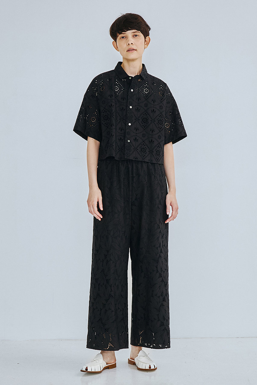 TICCA(ティッカ)｜フラワーレースパンツ/ブラック の通販｜ELLESHOP