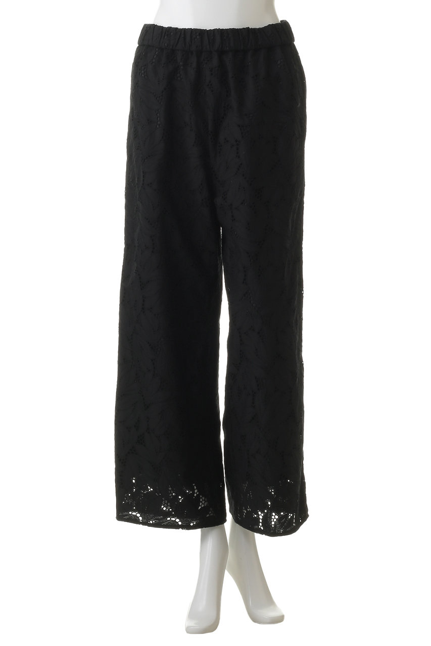 TICCA(ティッカ)｜フラワーレースパンツ/ブラック の通販｜ELLESHOP