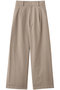 コットンシルクラミータックワイドパンツ ティッカ/TICCA ベージュ