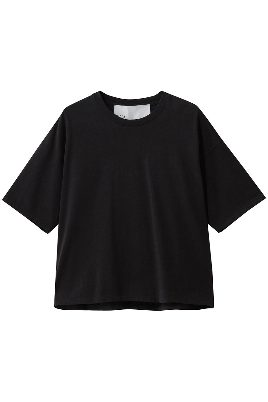 ティッカ/TICCAの【予約販売】エンブロイダリースクエアTシャツ(チャコールグレー/0261426191)