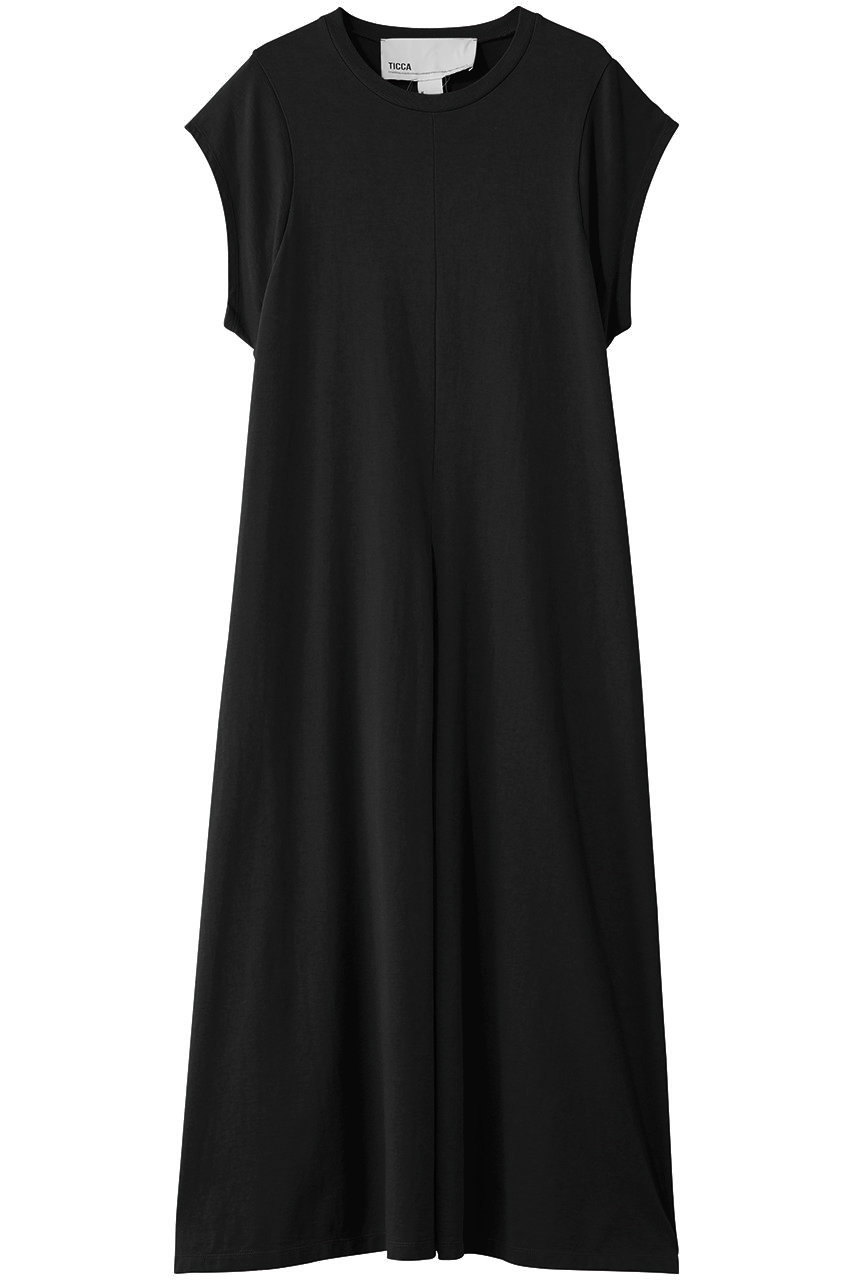 ティッカ/TICCAの【予約販売】フレンチスリーブドレス(チャコールグレー/0261426194)