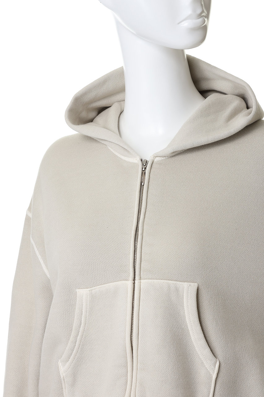 TICCA(ティッカ)｜ウラケジップパーカー/ベージュ の通販｜ELLESHOP