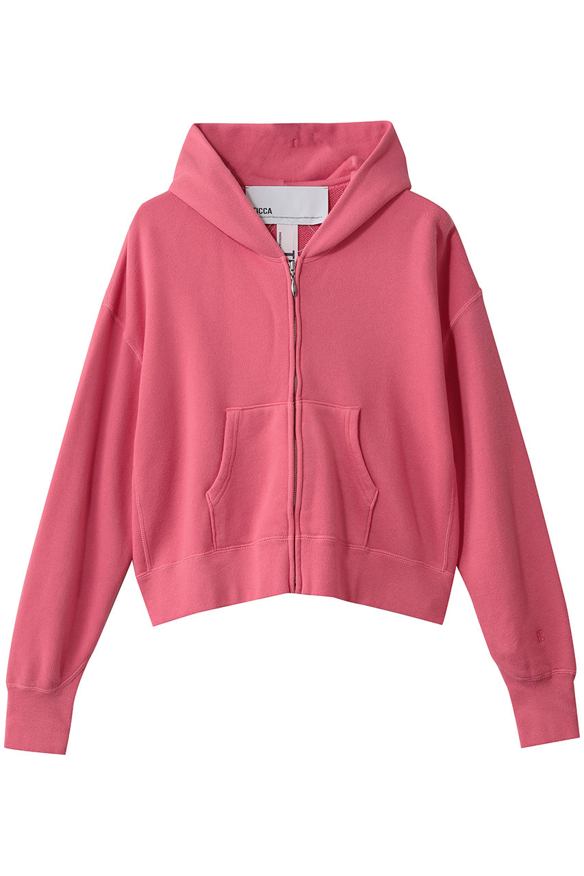 ティッカ/TICCAのウラケジップパーカー(ピンク/0261426212)