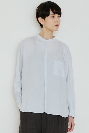 ティッカ/TICCAの【予約販売】リネンノーカラーシャツ