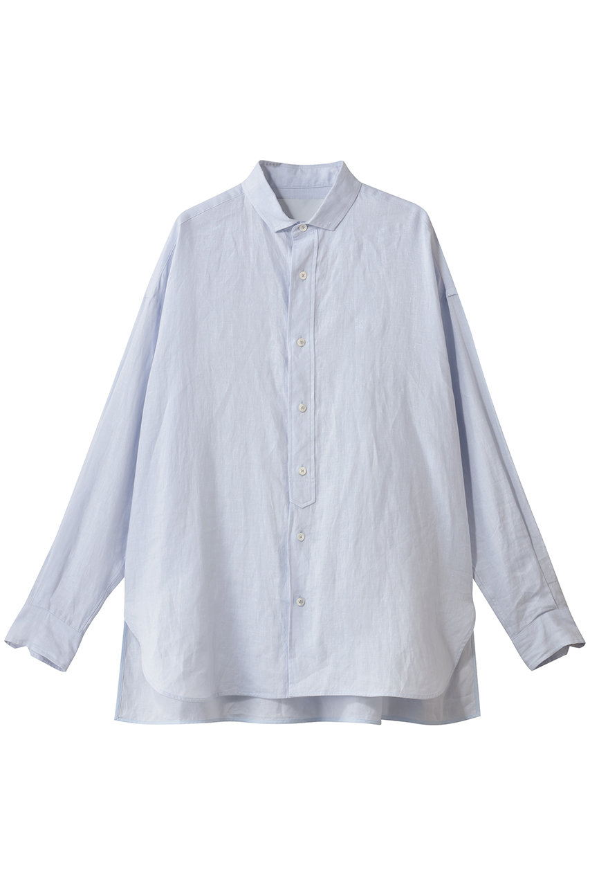 ティッカ/TICCAの【予約販売】【UNISEX】リネンスクエアビッグシャツ(サックス/0261401402)