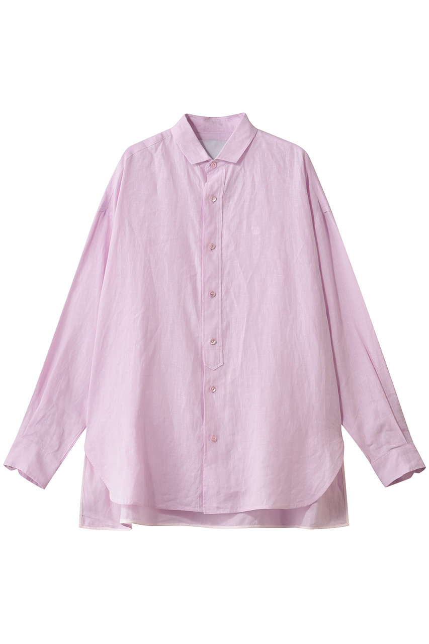 ティッカ/TICCAの【予約販売】【UNISEX】リネンスクエアビッグシャツ(ベイビーピンク/0261401402)