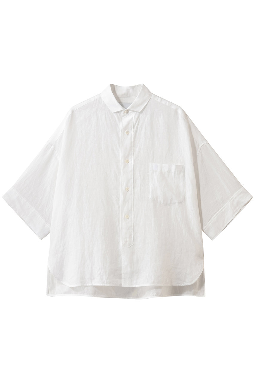 ティッカ/TICCAの【予約販売】リネン半袖シャツ(ホワイト/0261401404)