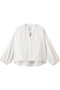 【予約販売】リネンギャザーブラウスジャケット ティッカ/TICCA ホワイト