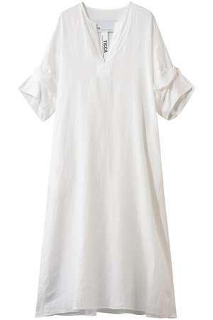 ティッカ/TICCAの【予約販売】リネンツイストスリーブワンピース(110500/110503)