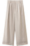 【予約販売】リネンワイドタックパンツ ティッカ/TICCA ベージュ