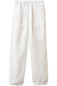 TICCA(ティッカ)｜リネンノーカラーシャツ/ホワイト の通販｜ELLESHOP