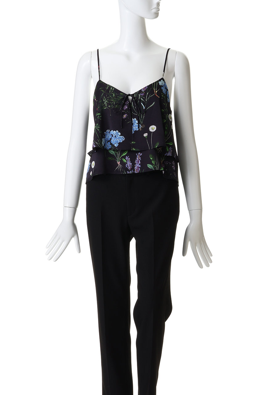 TICCA(ティッカ)｜【予約販売】2wayフラワープリントビスチェ/ネイビー