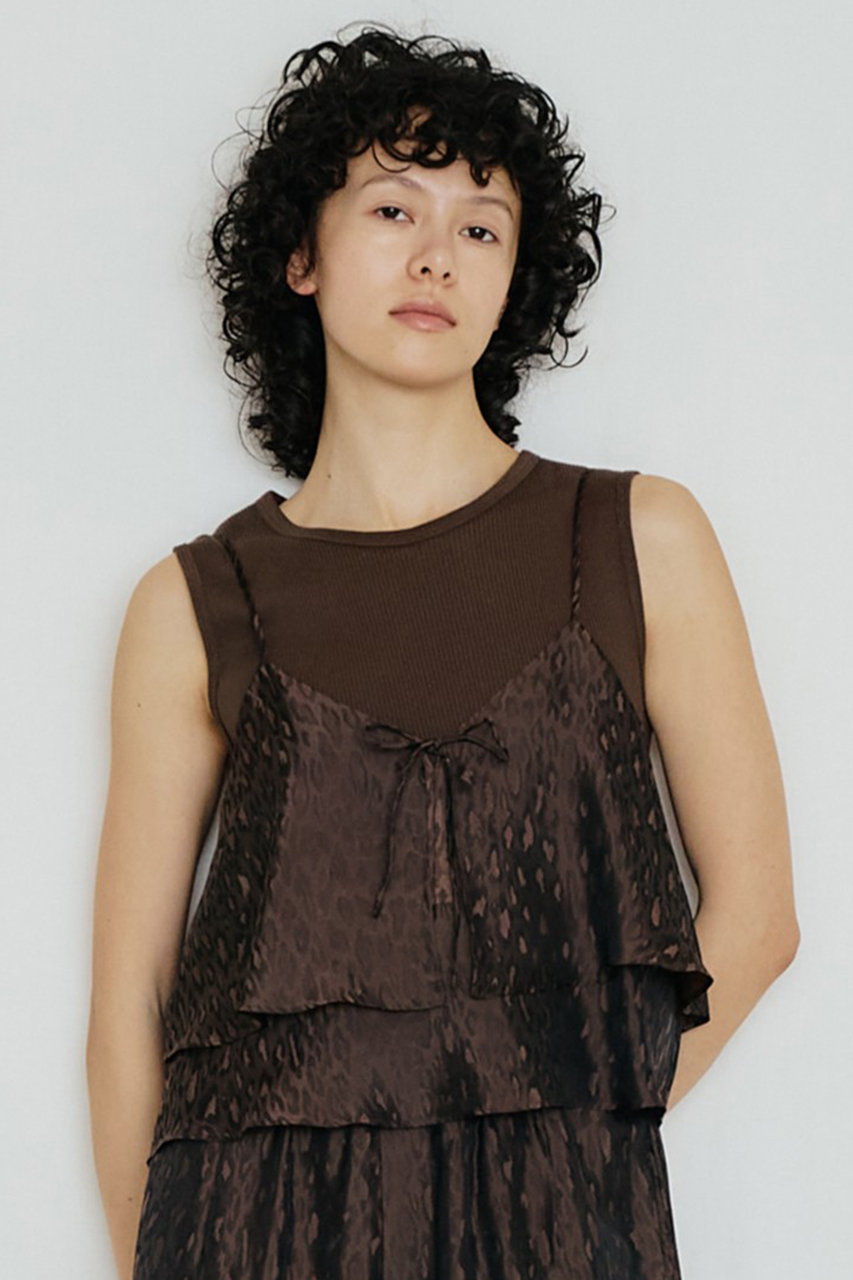 TICCA(ティッカ)｜2wayレオパードビスチェ/レパード の通販｜ELLESHOP
