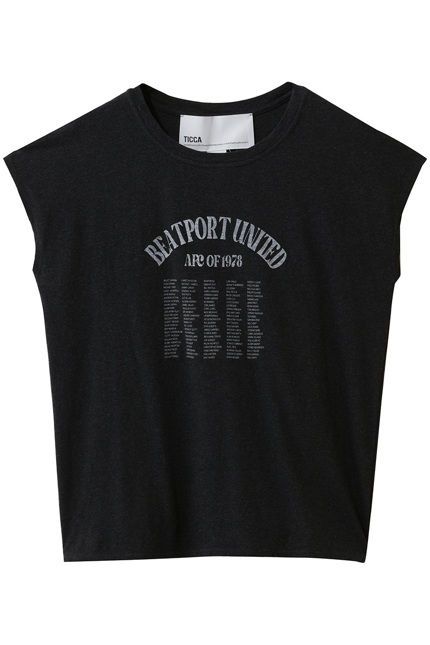 ティッカ/TICCAの【予約販売】BEATPORTフレンチTシャツ(チャコールグレー/0261426484)
