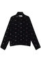 【予約販売】ベロアフラワーエンブロイダリートラックジャケット ティッカ/TICCA ブラックフラワー