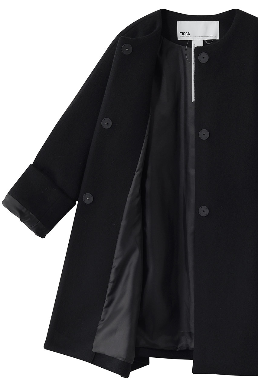 定番人気 2024AW TICCAティッカ テントコート ブラック 追加》別注