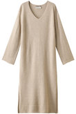 【enrica】Vネックニットワンピース
