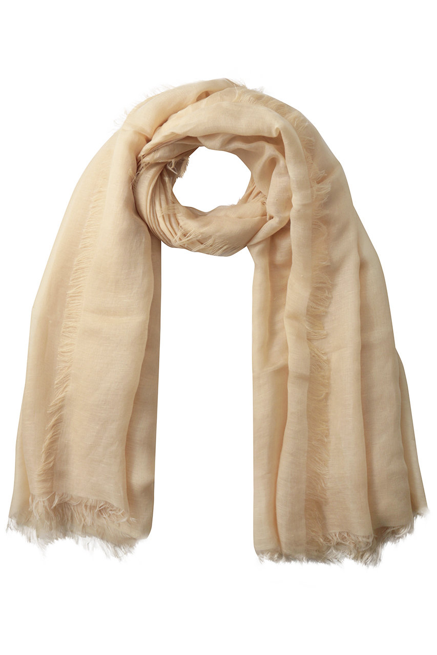 アソース メレ/ASAUCE MELERのリネンモダールシルクメランジュソリッドストール(セモリナ/AM26S-ST14)