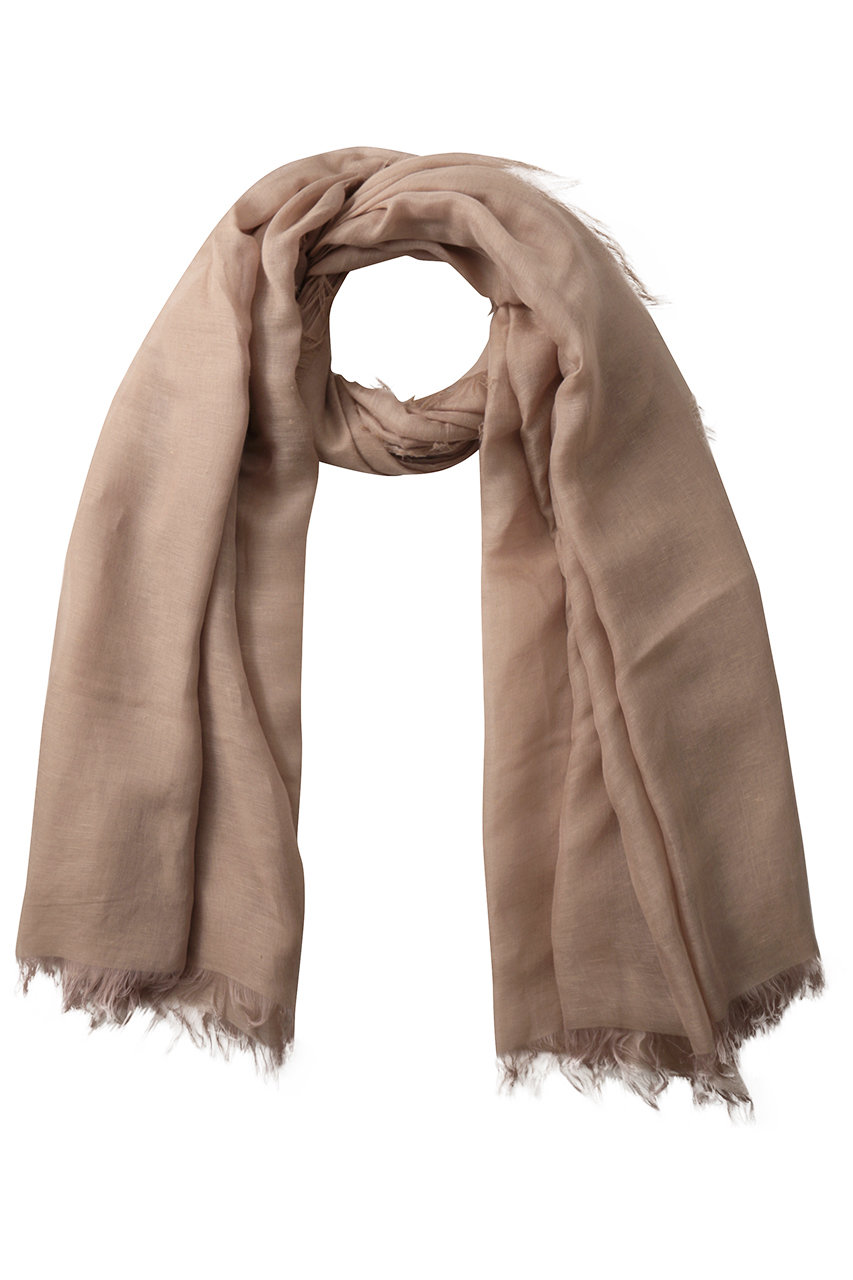 アソース メレ/ASAUCE MELERのリネンモダールシルクメランジュソリッドストール(スタッコ/AM26S-ST14)