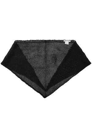 アソース メレ/ASAUCE MELERのドライシルクトライアングルニットスカーフ(140100/140103)