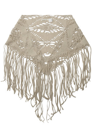 アソース メレ/ASAUCE MELERのギマコットントライアングルレースストール(140100/140101)