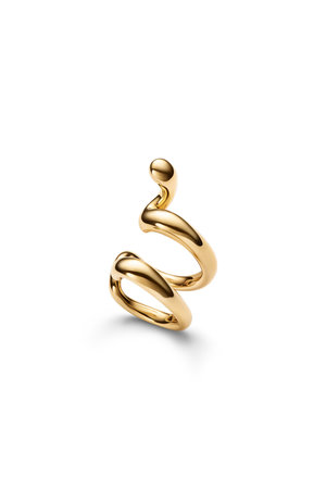 マリア ブラック/MARIA BLACKのWhirl Ear Cuff Gold ピアス（片耳用）(150100/150101)