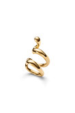 Whirl Ear Cuff Gold ピアス（片耳用） マリア ブラック/MARIA BLACK