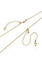 Coil Necklace Gold ネックレス マリア ブラック/MARIA BLACK