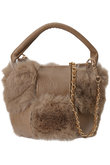 【Faviora Faux Fur】 ミニバッグ