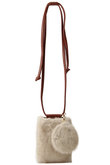 【Faviora Faux Fur】 ミニポーチ スマホバッグ