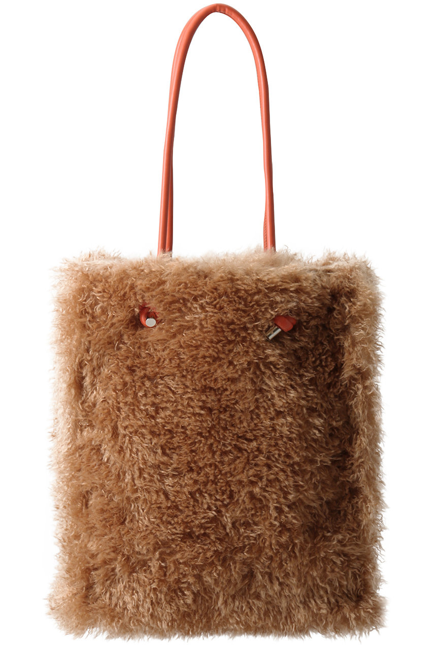 ファビオラ クラス/Faviora Classのトイプードルフェイクファートートバッグ(キャメル/25-915-55006-61)