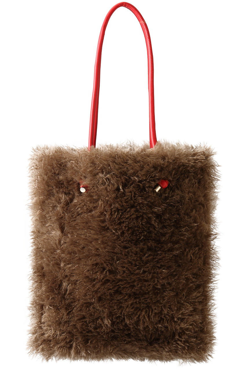 ファビオラ クラス/Faviora Classのトイプードルフェイクファートートバッグ(モカブラウン/25-915-55006-61)