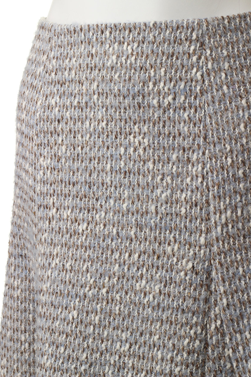 Allureville アルアバイル ツイードマーメイドフレアーミニスカート ライトグレー の通販 Elleshop エル ショップ