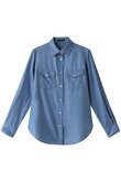 コットンテンセルデニムシャツ