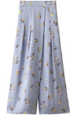 【LOULOU WILLOUGHBY】ヴィンテージフラワーアシンメトリーパンツ【オンラインショップ限定】