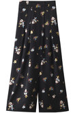 【LOULOU WILLOUGHBY】ヴィンテージフラワーアシンメトリーパンツ【オンラインショップ限定】