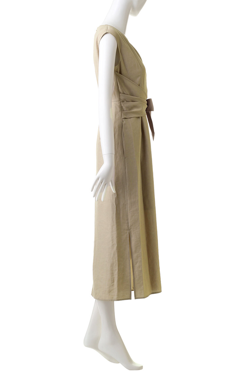 Allureville アルアバイル シャンブレーカシュクールマキシワンピース グレージュ の通販 Elleshop エル ショップ Allureville アルアバイル シャンブレーカシュクールマキシワンピース グレージュ の通販 Elleshop エル ショップ