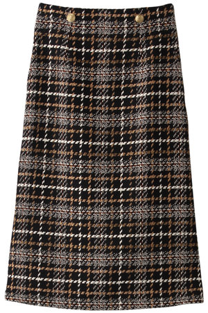 アルアバイル/allurevilleのビッグチェックAラインスカート