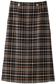 ビッグチェックAラインスカート
