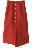 【Loulou Willoughby】ウールシルクフロントボタンスカート