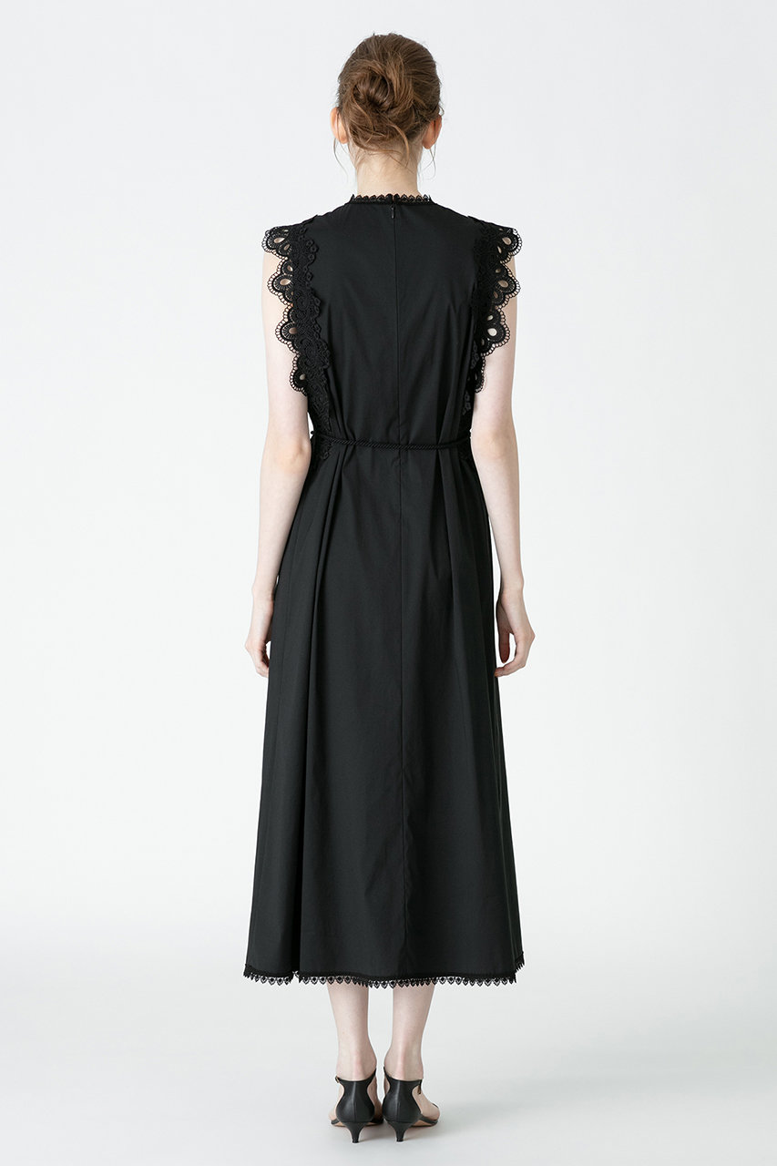 Allureville アルアバイル Loulou Willoughby レーストリミングワンピース ブラック の通販 Elleshop エル ショップ