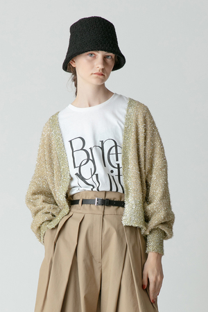 アルアバイル/allurevilleのシャギーメッシュショートトッパー