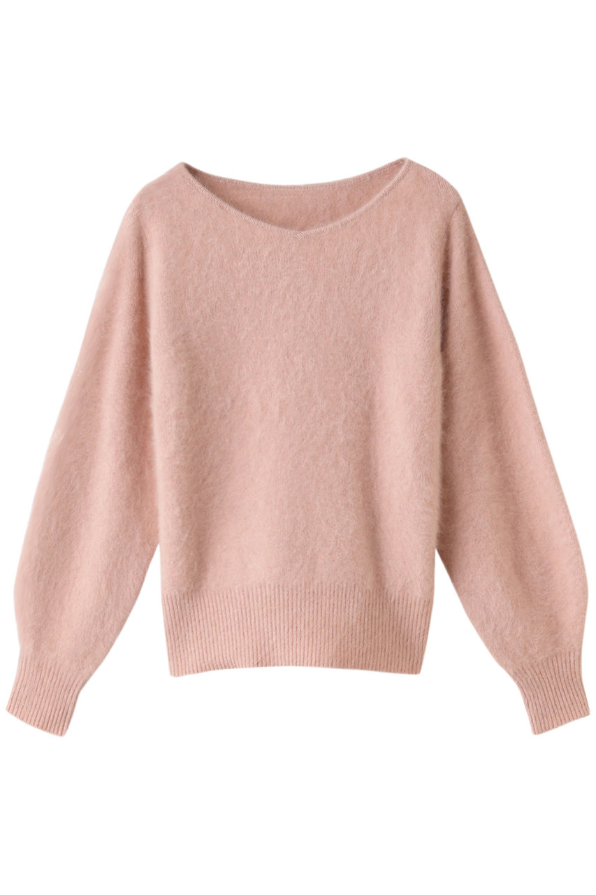 allureville 【Loulou Willoughby】WOOLカシミヤ2WAY プルオーバー (ピンク, 2) アルアバイル ELLE SHOP allureville 【Loulou Willoughby】WOOLカシミヤ2WAY プルオーバー (ピンク, 2) アルアバイル ELLE SHOP
