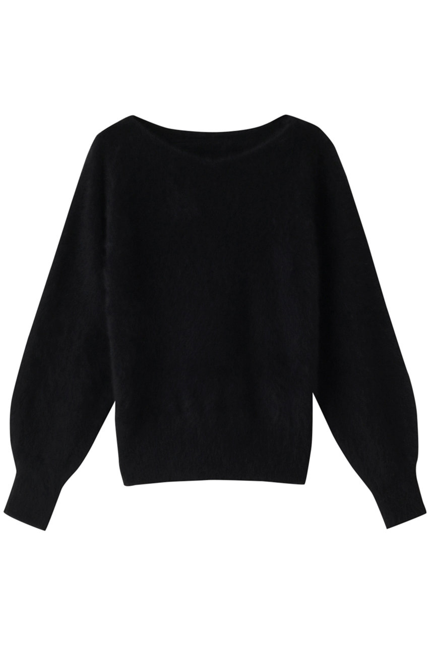 アルアバイル/allurevilleの【Loulou Willoughby】WOOLカシミヤ2WAY プルオーバー(ブラック/21241016080-95-020)