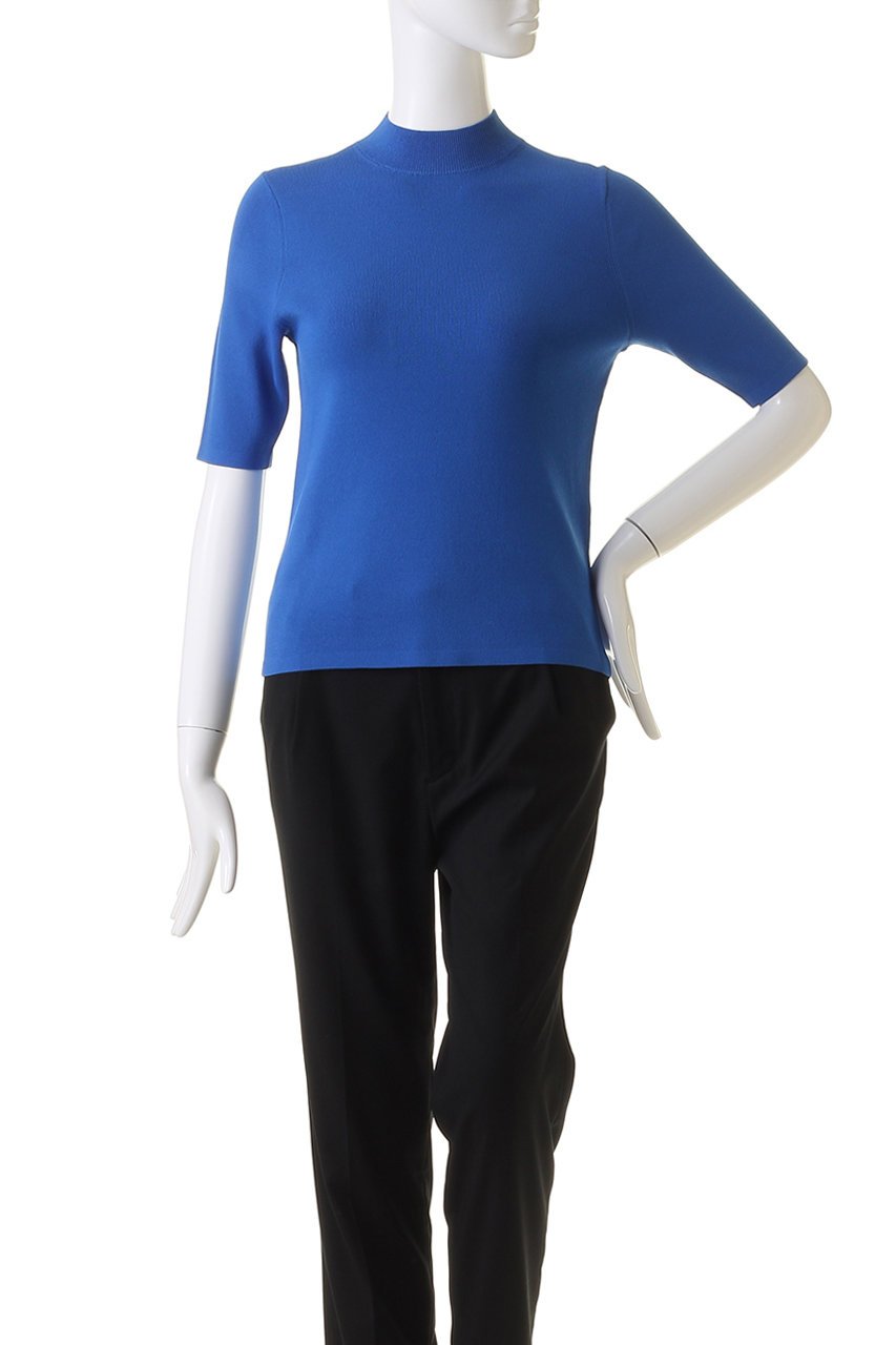 allureville / アルアバイル ◇総針モックネック5分袖プルオーバー allureville ⁄ アルアバイル ◇ 総針モックネック5分袖プルオーバー 極