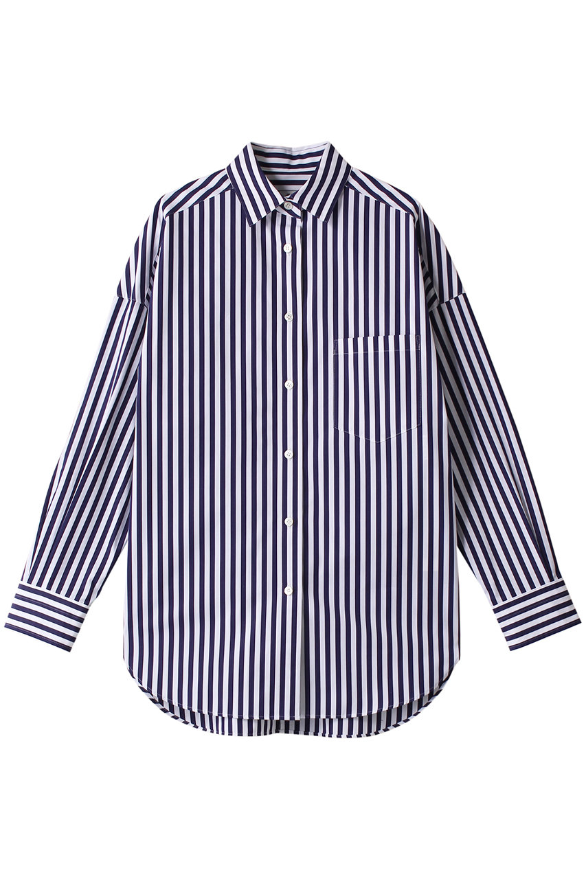 アルアバイル/allurevilleのトーマスメイソンベーシックシャツ A(ネイビー/20241013350-01-020)