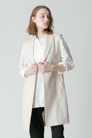 アルアバイル/allurevilleのマットクロススリーブレスジャケット(110800/110806)