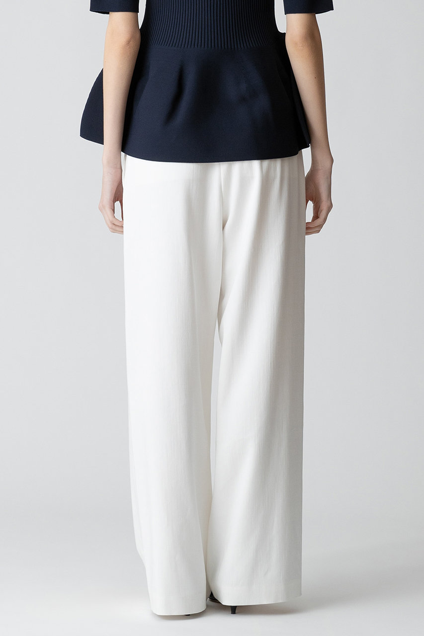 allureville ホワイトショートパンツ セットアップ対応可能】リネンコンシャークスキンショートパンツ